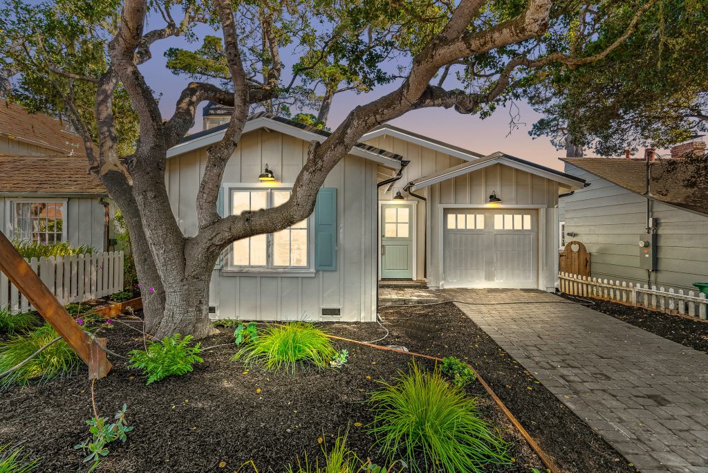 Residential Designer Monterey Exterior of a cottage and dusk